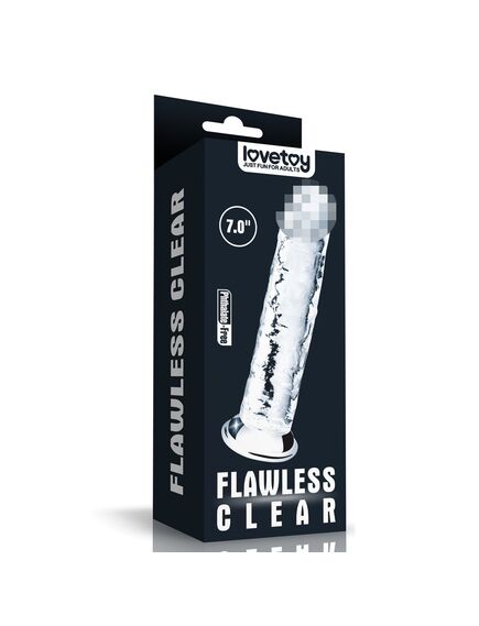 Фаллоимитатор прозрачный , изображение 2