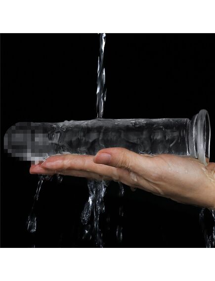 Фаллоимитатор прозрачный , изображение 3