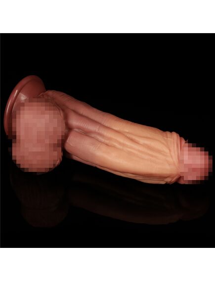 Фаллоимитатор гигант "Platinum Silicone Cock" 22 см , изображение 3