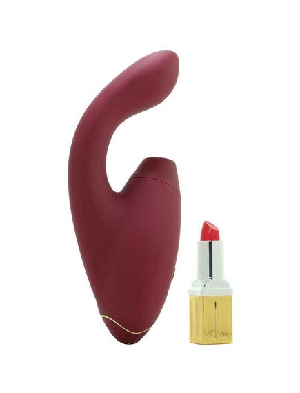Бесконтактный клиторальный стимулятор Womanizer Duo, Расцветка: Бордовый , изображение 5