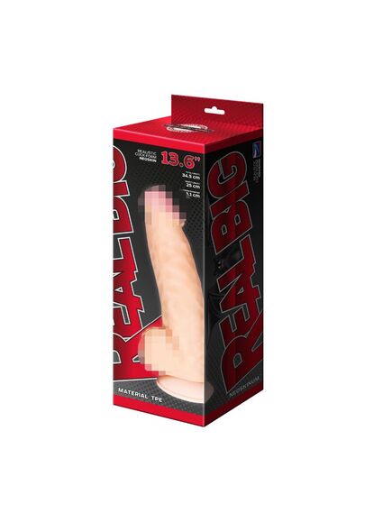 Фаллоимитатор Супергигант на присоске 34,5 см , изображение 3