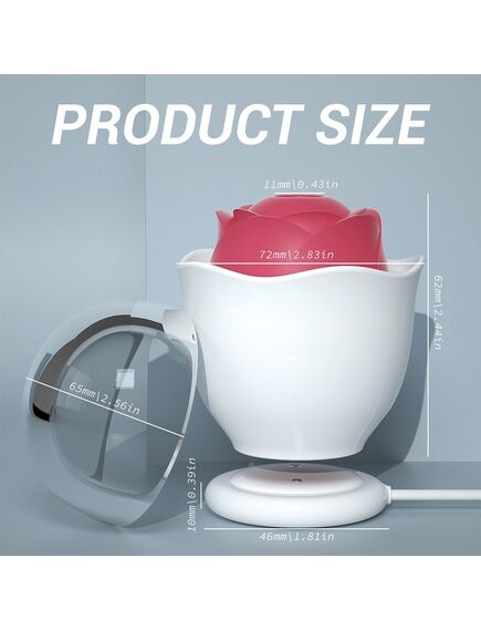 Вакуумно-волновой стимулятор клитора Romantic Red , изображение 3