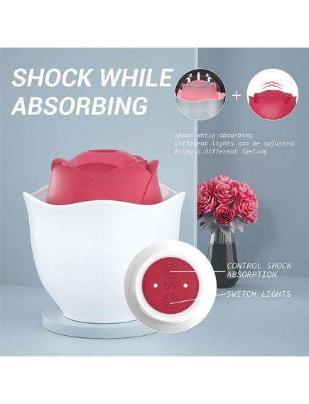 Вакуумно-волновой стимулятор клитора Romantic Red , изображение 4