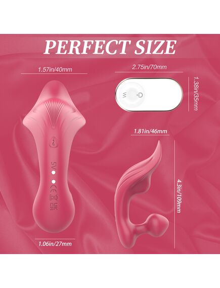 Вибровкладка в трусики с пультом Д/У "Chomper-RCT" , изображение 4