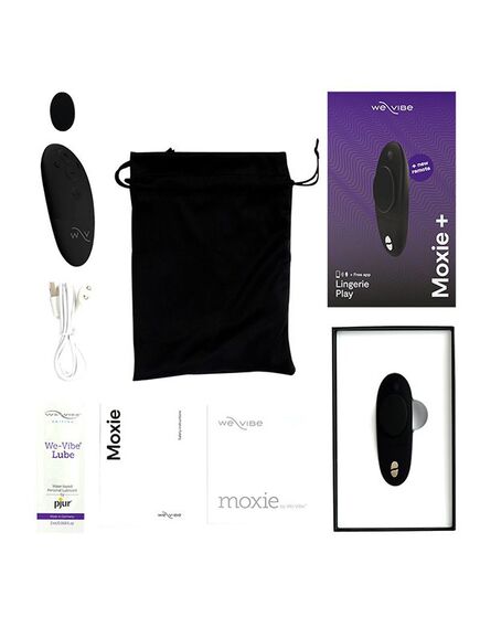 Вибратор We-Vibe Moxie+ черный , изображение 2