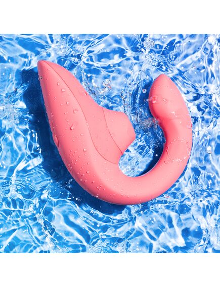 Бесконтактный клиторальный стимулятор Womanizer Blend, розовый , изображение 10