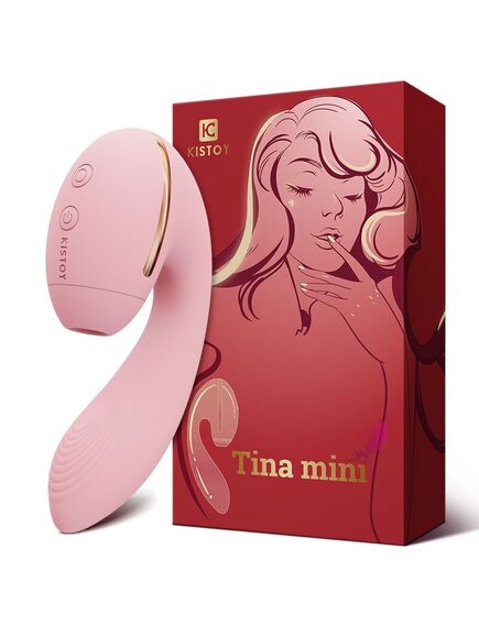 Kistoy Tina Mini Pink - Вакуумно-волновой вибратор , изображение 2