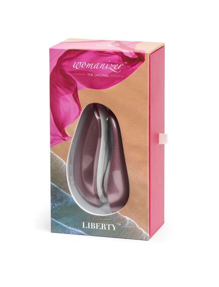 Бесконтактный клиторальный стимулятор Womanizer Liberty Light pink, Расцветка: Розовый , изображение 7