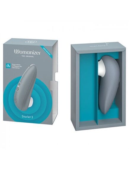 Бесконтактный стимулятор клитора Womanizer Starlet 3 Gray, Расцветка: Серый , изображение 9