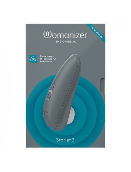 Бесконтактный стимулятор клитора Womanizer Starlet 3 Gray, Расцветка: Серый , изображение 10