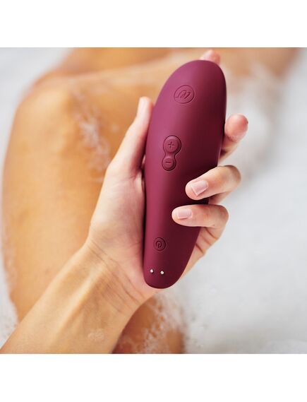 Бесконтактный клиторальный стимулятор Womanizer Classic 2 бордовый , изображение 3