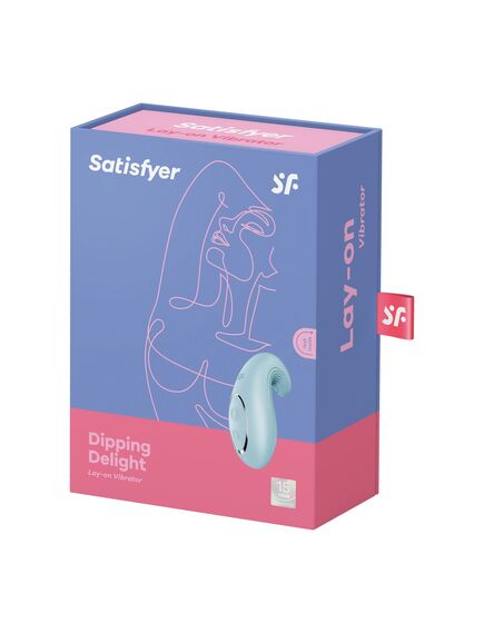Вибростимулятор клитора Dipping Delight голубой , изображение 6
