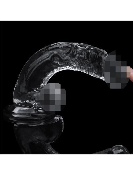 Фаллоимитатор прозрачный , изображение 3