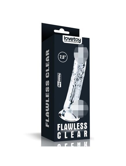 Фаллоимитатор прозрачный , изображение 4