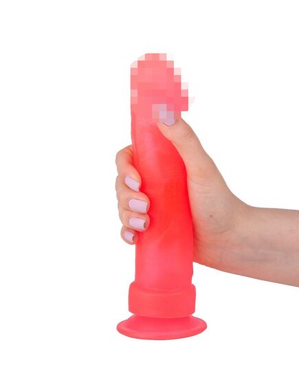 Фаллоимитатор гелевый на присоске в ламинате , изображение 2