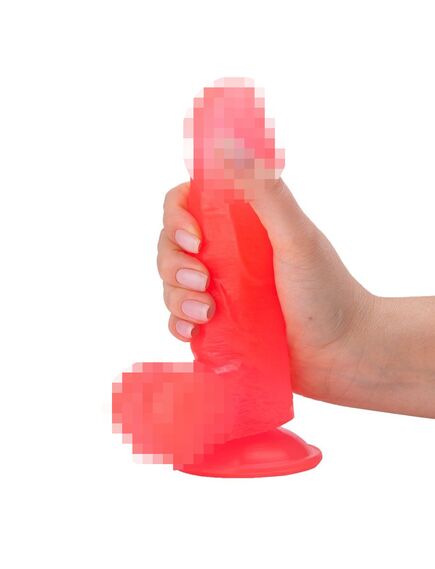 Фаллоимитатор гелевый на присоске в ламинате , изображение 2