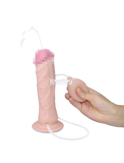 Фаллоимитатор с эякуляцией 8.5" Soft Ejaculation Cock , изображение 2