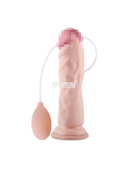 Фаллоимитатор с эякуляцией 8.5" Soft Ejaculation Cock , изображение 3