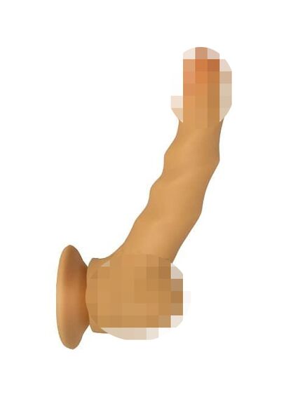 Фаллоимитатор-реалистик на присоске в ламинате 