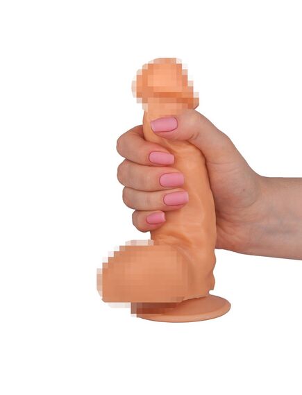 Фаллоимитатор-реалистик на присоске в ламинате , изображение 2