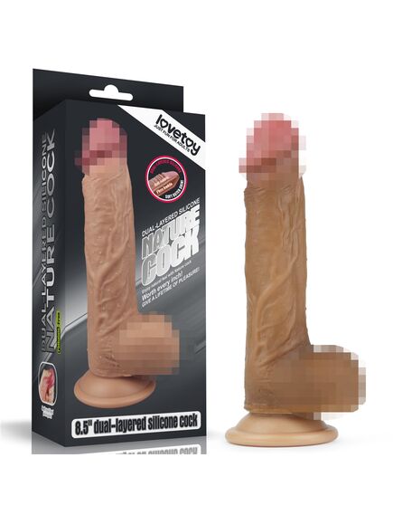 Фаллоимитатор Nature Cock 21.6 sm мулат , изображение 4