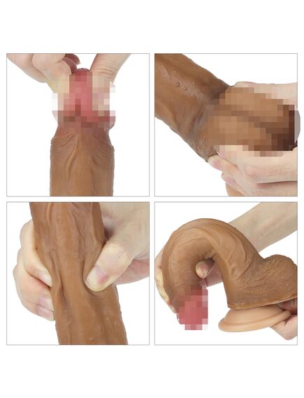 Фаллоимитатор Nature Cock 21.6 sm мулат , изображение 6