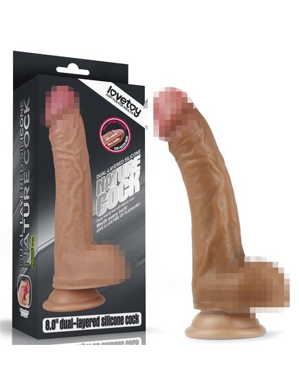 Фаллоимитатор Nature Cock 20.5 sm мулат , изображение 6