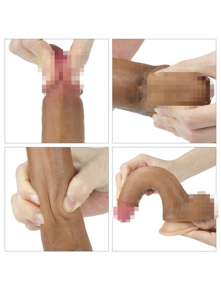 Фаллоимитатор Nature Cock 20,3 см мулат , изображение 3