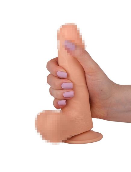 Фаллоимитатор-реалистик на присоске в ламинате , изображение 2