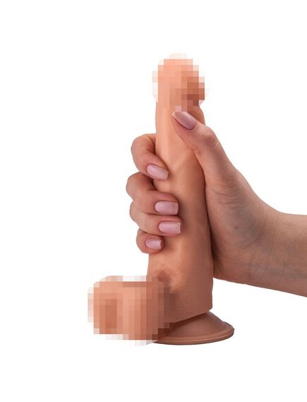 Фаллоимитатор-реалистик на присоске в ламинате , изображение 2