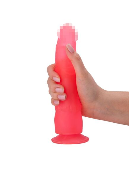 Фаллоимитатор гелевый на присоске в ламинате , изображение 2