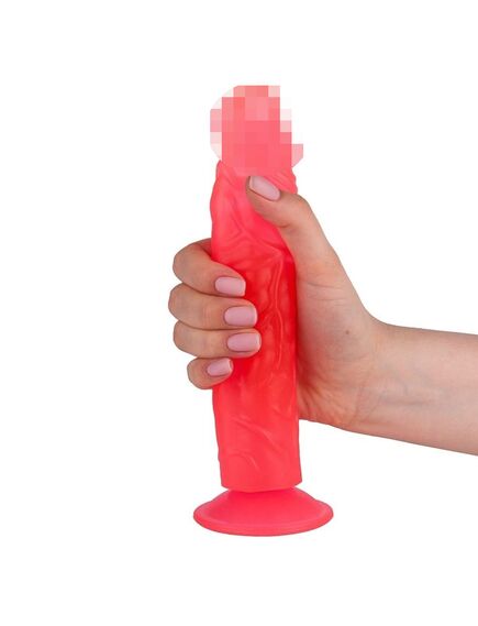 Фаллоимитатор гелевый на присоске в ламинате , изображение 2