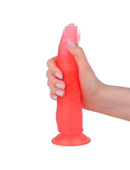 Фаллоимитатор гелевый на присоске в ламинате , изображение 2