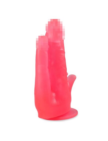 Фаллоимитатор гелевый на присоске в ламинате , изображение 2