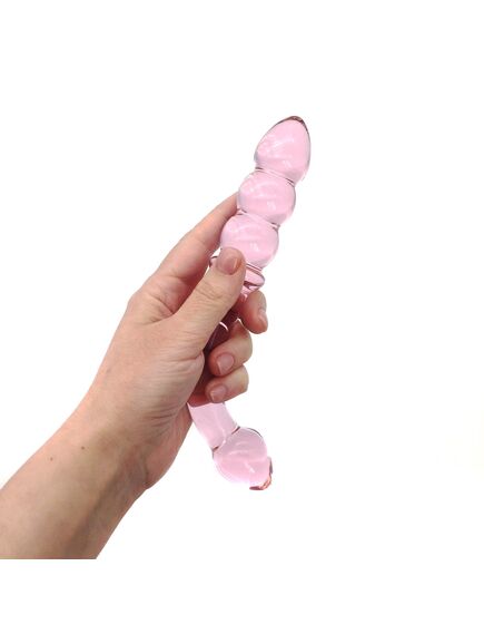 Анальный стимулятор стекло "Розовая волшебница" , изображение 3