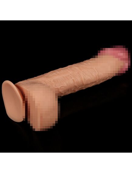 Реалистичный фаллоимитатор гигант "Legendary King Sized Realistic Dildo" 28,5 см , изображение 3