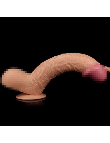 Реалистичный фаллоимитатор гигант "Legendary King Sized Realistic Dildo" 28,5 см , изображение 4