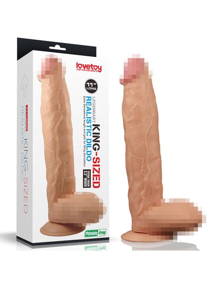 Реалистичный фаллоимитатор гигант "Legendary King Sized Realistic Dildo" 30 см 