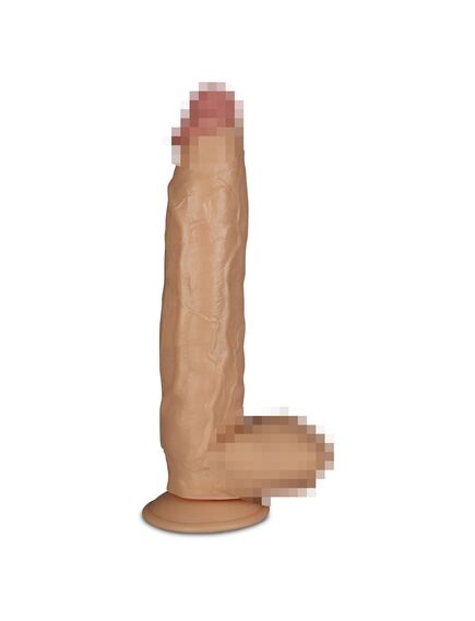 Реалистичный фаллоимитатор гигант "Legendary King Sized Realistic Dildo" 30 см , изображение 8