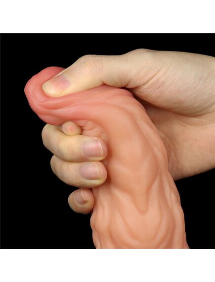 Фаллоимитатор 9.5'' Dual layered Platinum Silicone Cock , изображение 3