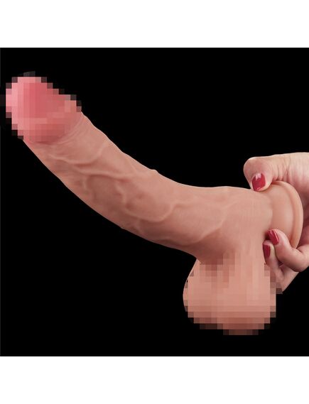 Фаллоимитатор Sliding-Skin с подвижной кожей 24,5 см , изображение 9