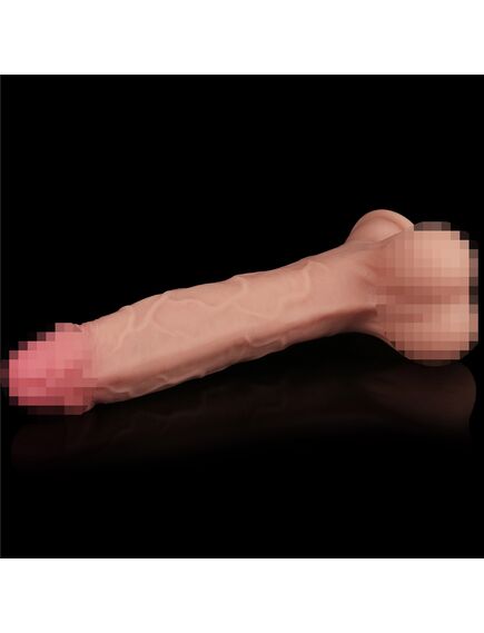 Фаллоимитатор Sliding-Skin с подвижной кожей 24,5 см , изображение 13