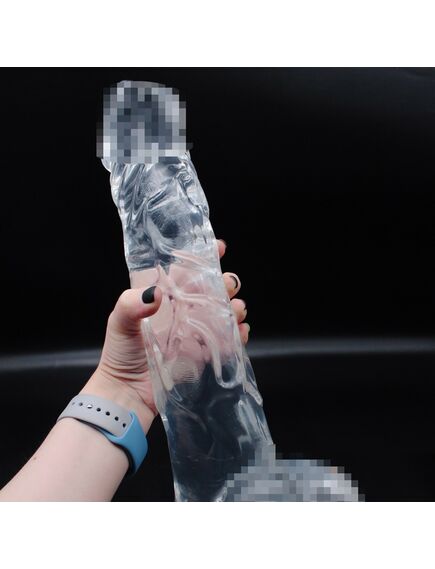 Фаллоимитатор-гигант на присоске "Kingkong-XXL" (прозрачный) , изображение 5