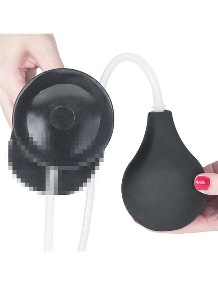 Фаллоимитатор с эякуляцией 9'' Squirt Extreme Dildo - Black , изображение 5