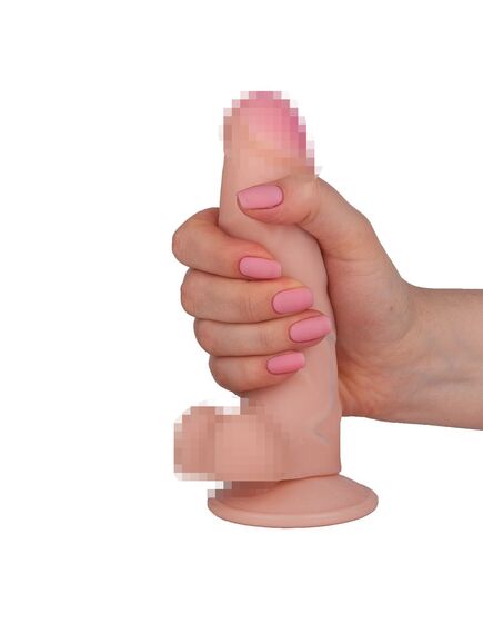 Фаллоимитатор неоскин на присоске в коробке REAL Standard , изображение 2