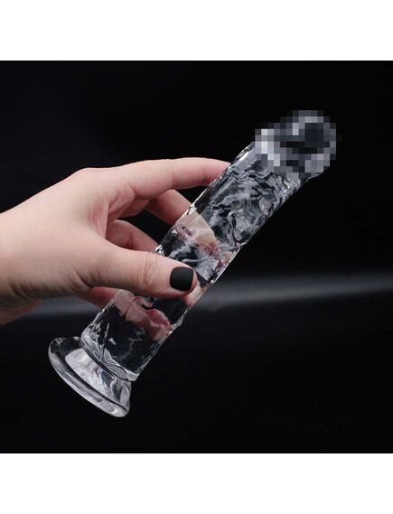 Фаллоимитатор Lester-M прозрачный , изображение 2