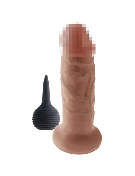 Фаллоимитатор с функцией семяизвержения загорелый King Cock 7" Squirting Cock Ta , изображение 6