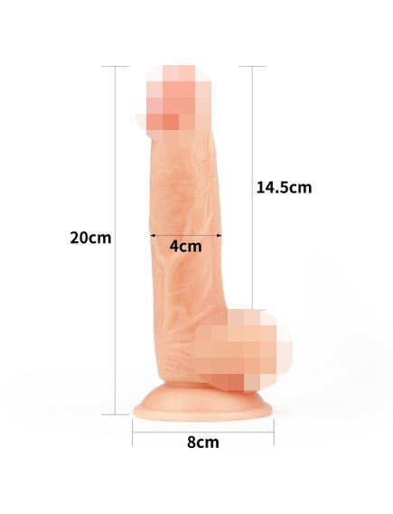 Фаллоимитатор The Ultra Soft Dude 20.3 sm , изображение 5