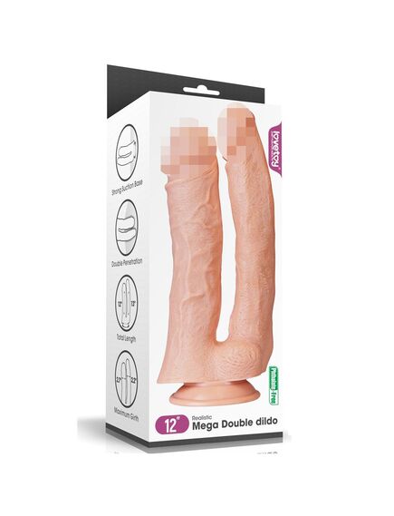 Двойной фаллоимитатор на присоске , изображение 4