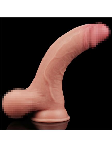 Фаллоимитатор Sliding-Skin с подвижной кожей 22 см , изображение 5